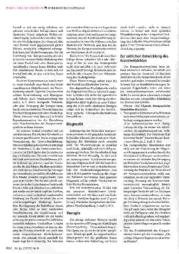 Vorschauseite 2: Kompartmentsyndrom und Volkmannsche Kontraktur