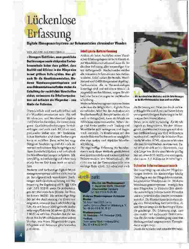 Vorschauseite 1: Lückenlose Erfassung