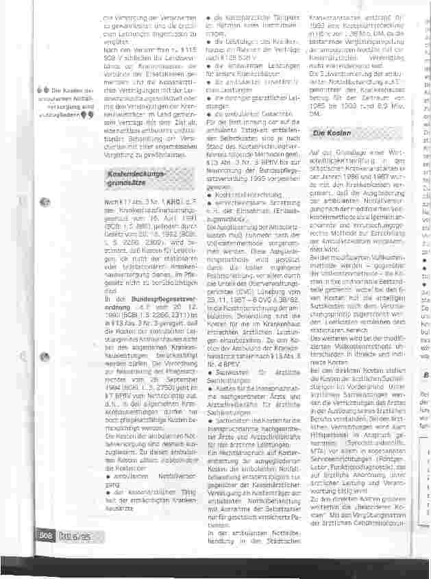 Vorschauseite 3: BPflV 95: Die Kosten der ambulanten Notfallbehandlung Gerichtsurteil: Klarheit zur Vergütung ambulanter Notfälle?