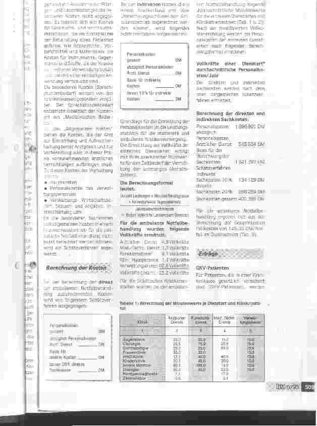 Vorschauseite 4: BPflV 95: Die Kosten der ambulanten Notfallbehandlung Gerichtsurteil: Klarheit zur Vergütung ambulanter Notfälle?