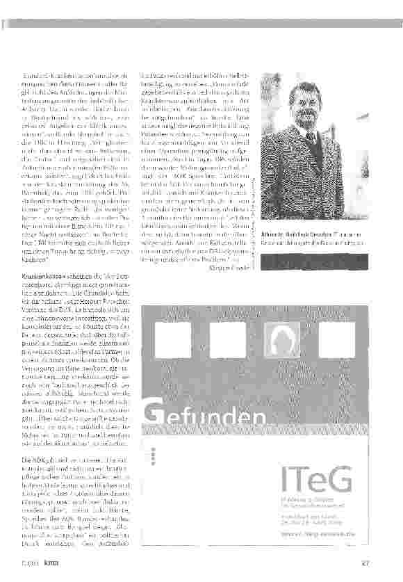 Vorschauseite 2: LOW-CARE-VERSORGUNG. Ein Fall für Wagemutige