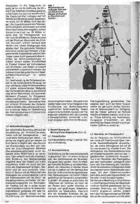 Vorschauseite 2: Die Minimal-Flow-Anästhesie Eine alternative Narkosemethode für die klinische Praxis