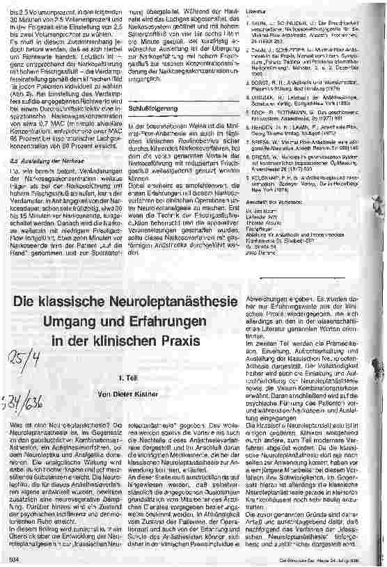 Vorschauseite 4: Die Minimal-Flow-Anästhesie Eine alternative Narkosemethode für die klinische Praxis