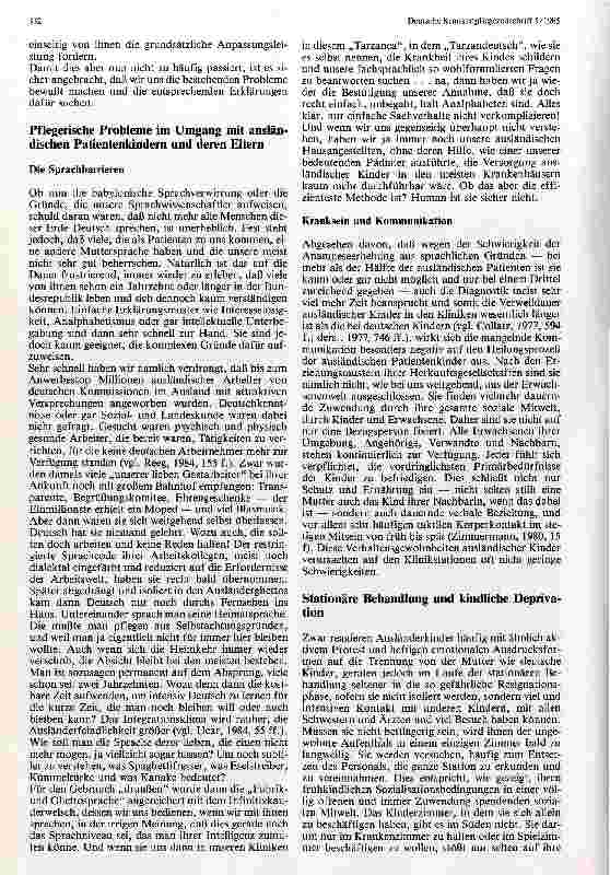 Vorschauseite 3: Kinder, Kinder - diese Ausländerkinder Sozialmedizinisches und Menschlich-Allzumenschliches zu einem schwierigen Thema