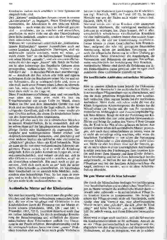 Vorschauseite 5: Kinder, Kinder - diese Ausländerkinder Sozialmedizinisches und Menschlich-Allzumenschliches zu einem schwierigen Thema