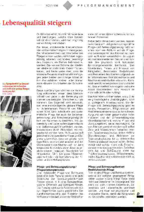 Vorschauseite 2: Pflegemanagement: Kosten senken - Lebensqualität steigern