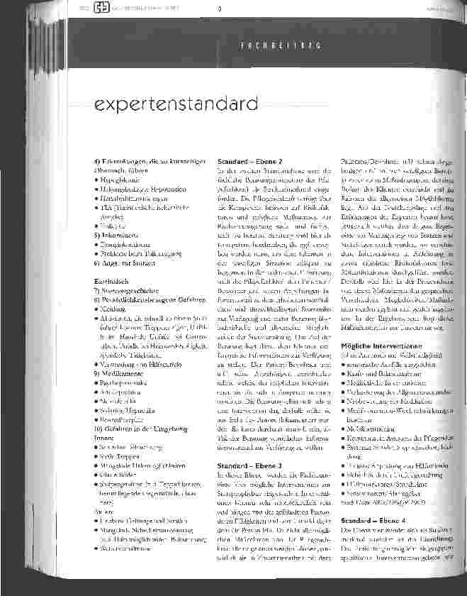 Vorschauseite 3: Expertenstandard Sturzprophylaxe