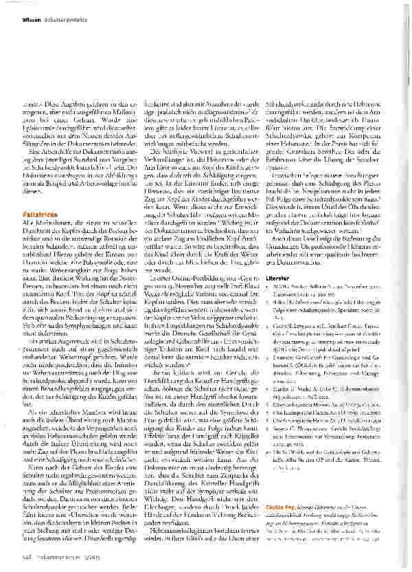 Vorschauseite 3: Wenn Justitia über die Schulter schaut Fallstricke der Schulterdystokie