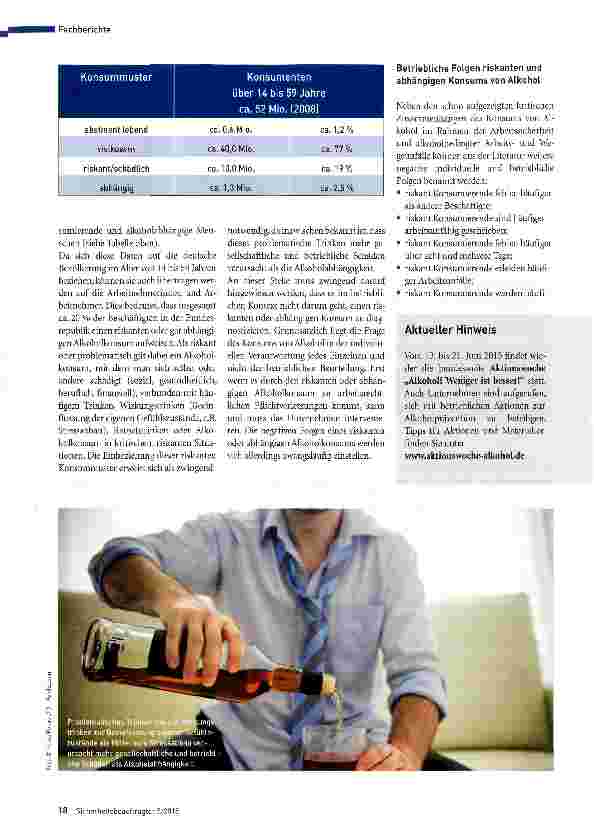 Vorschauseite 5: Sucht am Arbeitsplatz Teil 2 Kulturdroge Alkohol - Auswirkungen auf die Arbeitswelt