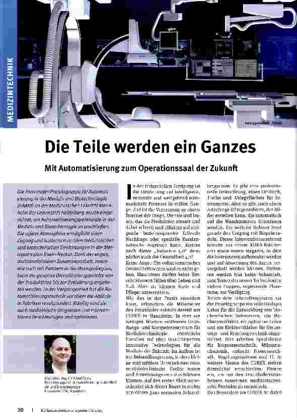 Vorschauseite 1: Die Teile werden ein Ganzes