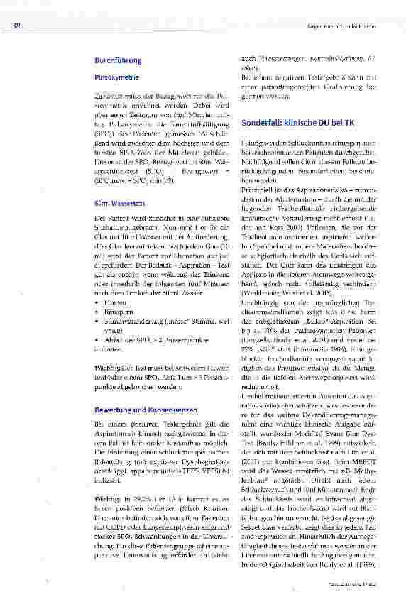 Vorschauseite 5: Klinische Schluckdiagnostik auf der Intensivstation: Durchführung, typische Befunde und Implikationen