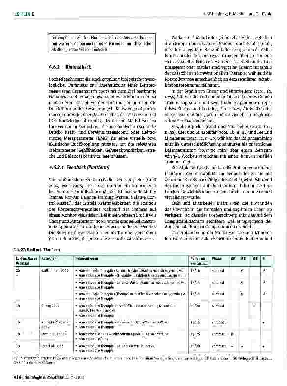 Vorschauseite 2: Feedback, Virtual Reality