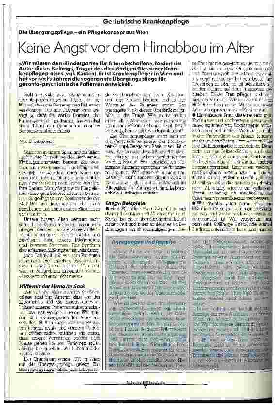 Vorschauseite 1: Keine Angst vor dem Hirnabbau im Alter