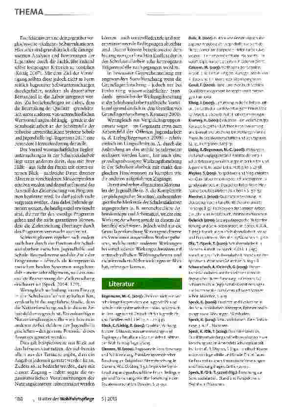 Vorschauseite 3: Schulsozialarbeit wirkt -aber wie?
