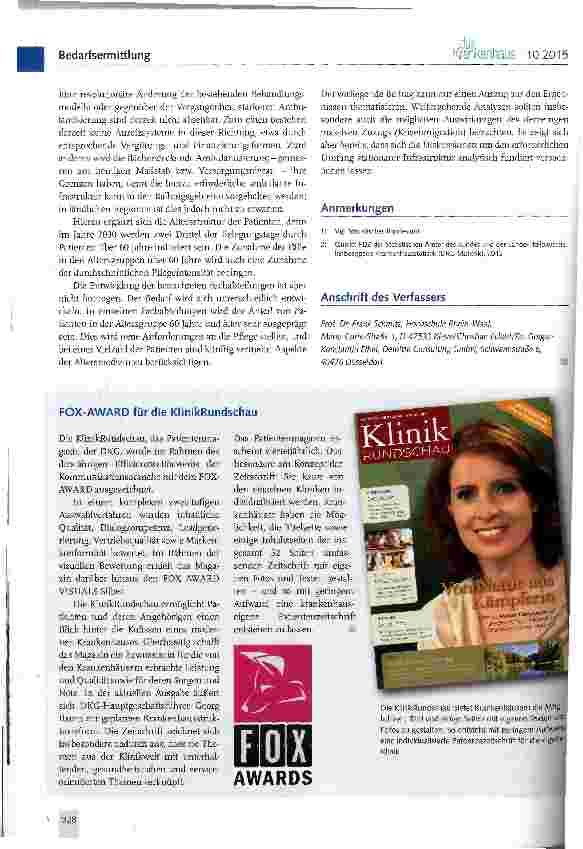 Vorschauseite 5: Jeder Fachbereich ist anders