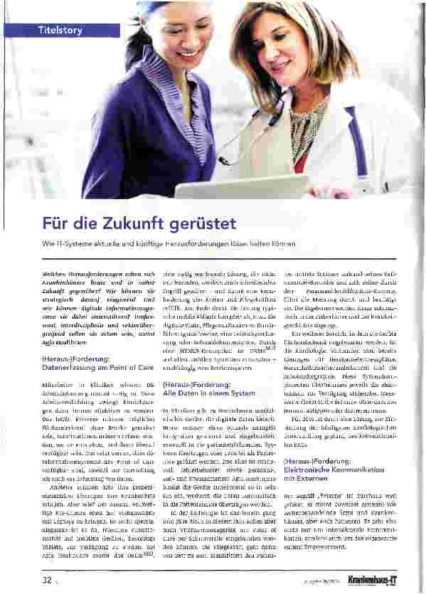 Vorschauseite 1: Für die Zukunft gerüstet