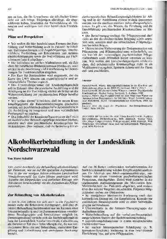 Vorschauseite 5: Psychiatrische Krankenpflege heute