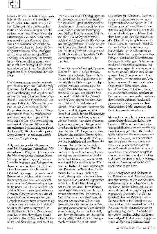 Vorschauseite 4: Qualitätsverbesserung in der Pflegeein europäischer Rundblick