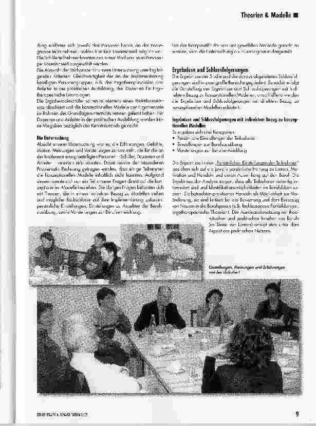 Vorschauseite 4: Lust und Last mit Theorie - Konzeptionelle Modelle in der Ergotherapieausbildung