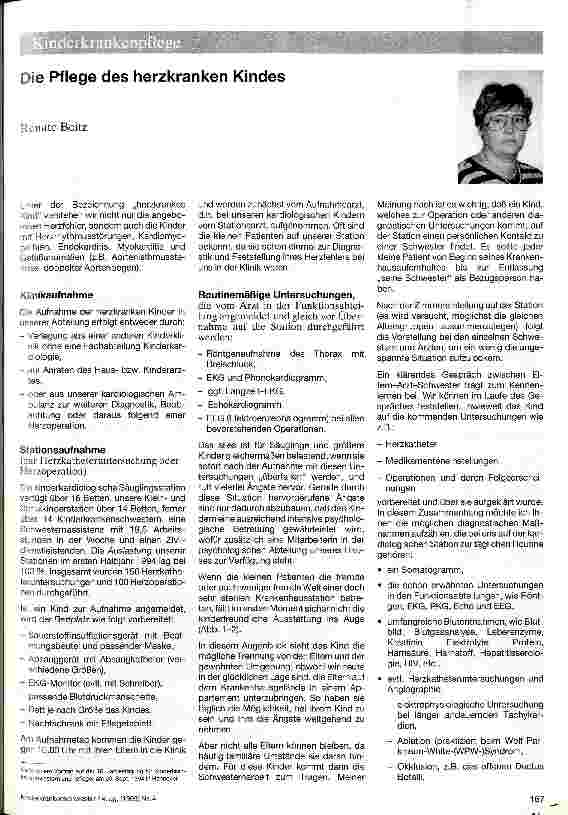 Vorschauseite 1: Die Pflege des herzkranken Kindes