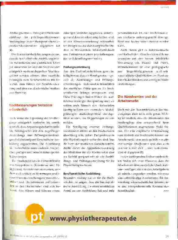 Vorschauseite 2: Berufsqualifizierende Studiengänge sind erfolgreich