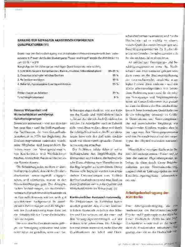 Vorschauseite 3: Berufsqualifizierende Studiengänge sind erfolgreich