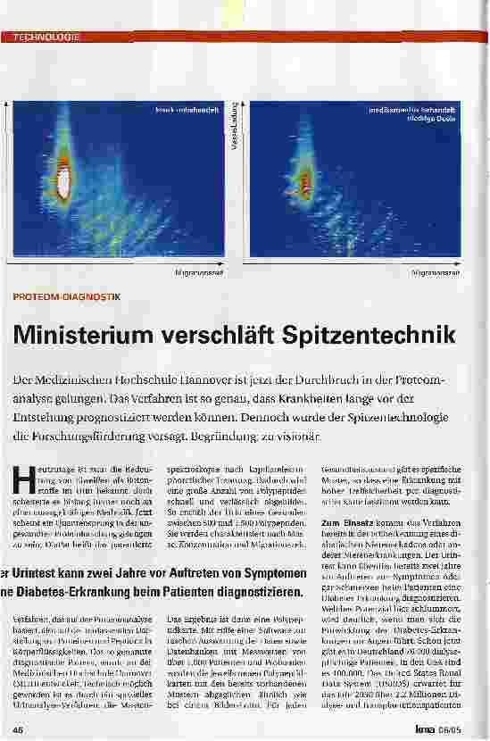 Vorschauseite 1: Ministerium verschläft Spitzentechnik