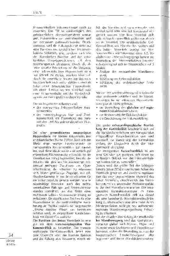 Vorschauseite 2: TEE-RELEVANTE PARAMETER FÜR DIE ANÄSTHESIOLOGIE UND INTENSIVMEDIZIN