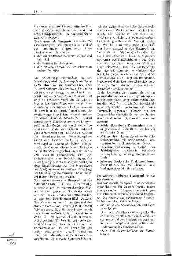 Vorschauseite 6: TEE-RELEVANTE PARAMETER FÜR DIE ANÄSTHESIOLOGIE UND INTENSIVMEDIZIN