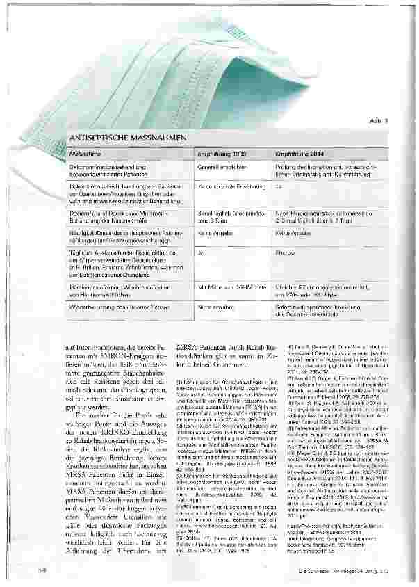 Vorschauseite 5: WAS TUN BEI MRSA?