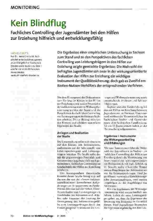 Vorschauseite 1: Kein Blindflug