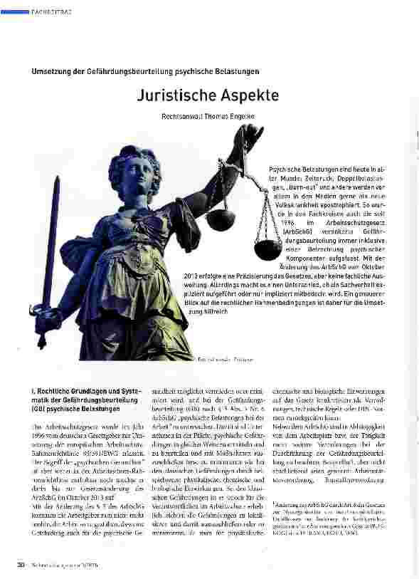 Vorschauseite 1: Juristische Aspekte