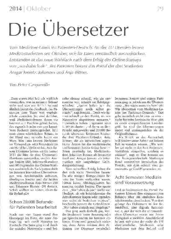 Vorschauseite 2: Die Übersetzer