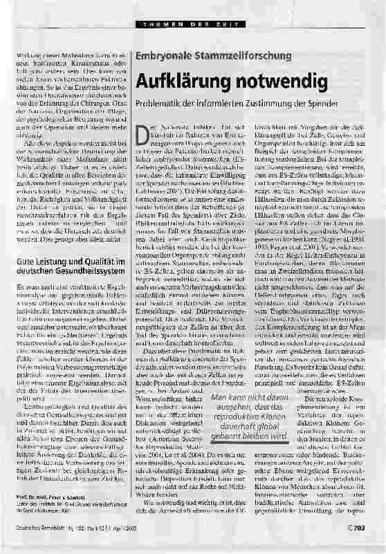 Vorschauseite 3: Keine Zwangsjacke für den Arzt