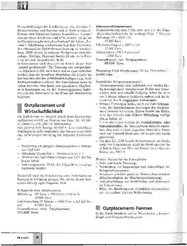 Vorschauseite 2: Mitarbeiterbetreuung über die Beschäftigungszeit hinaus
