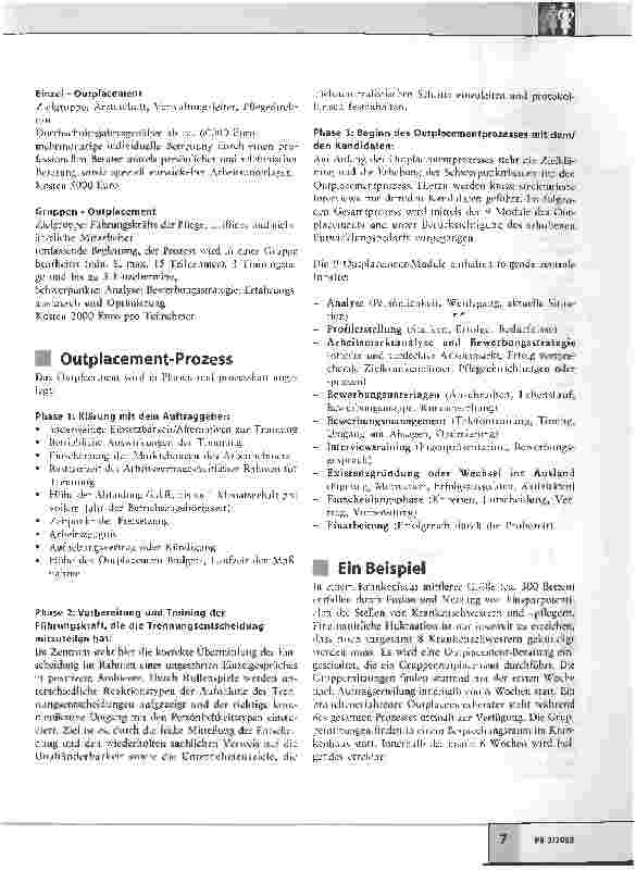 Vorschauseite 3: Mitarbeiterbetreuung über die Beschäftigungszeit hinaus