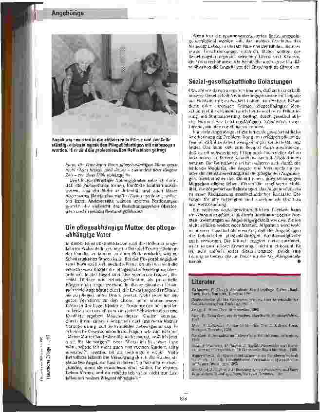 Vorschauseite 4: Spannungsfelder Die häuslich-familiäre Situation pflegebedürftiger Menschen und ihrer Angehörigen