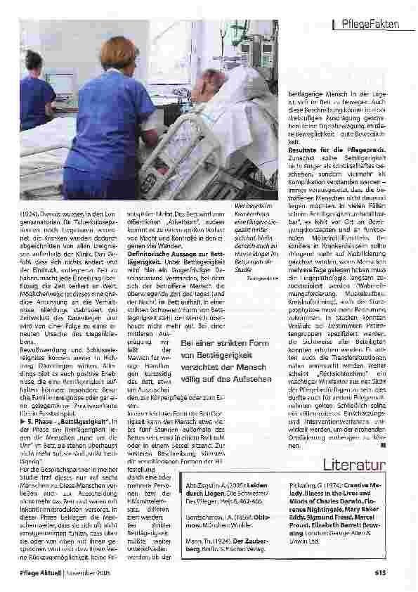 Vorschauseite 4: Bettlägerigkeit ist kein Schicksal
