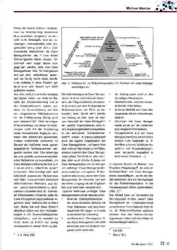 Vorschauseite 3: Differenzierung der Personalentwicklung in Case Managementorganisationen durch den Einsatz einer Typologisierung