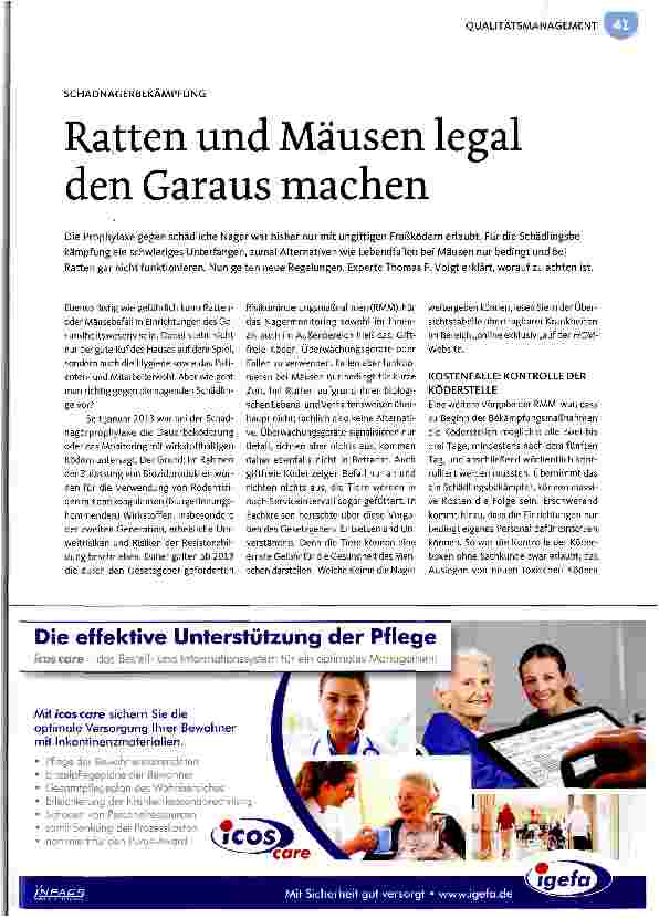 Vorschauseite 1: Ratten und Mäusen legal den Garaus machen