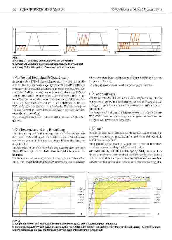 Vorschauseite 2: Elektronische Bowie-Dick-Testsysteme zur Überprüfung der Dampfdurchdringung nach DIN EN ISO 11140-4 im Vergleich
