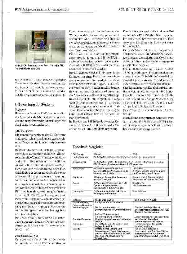 Vorschauseite 3: Elektronische Bowie-Dick-Testsysteme zur Überprüfung der Dampfdurchdringung nach DIN EN ISO 11140-4 im Vergleich