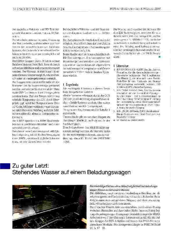 Vorschauseite 4: Elektronische Bowie-Dick-Testsysteme zur Überprüfung der Dampfdurchdringung nach DIN EN ISO 11140-4 im Vergleich