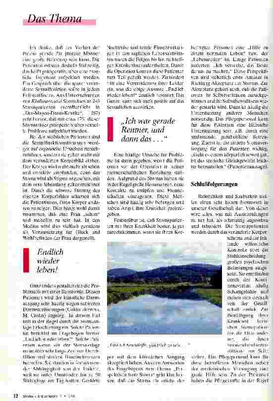 Vorschauseite 3: Und ich beschließe, glücklich zu sein ... Die psychische Situation des Stomapatienten