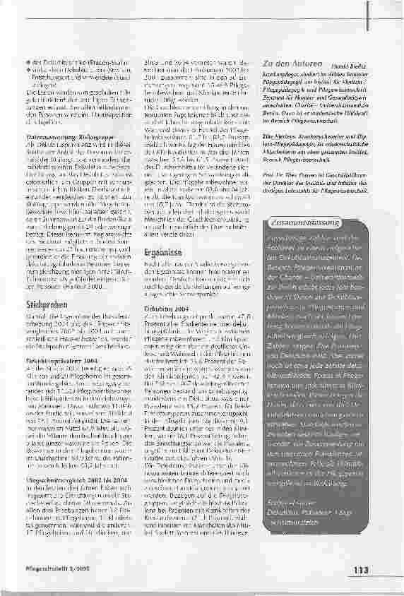 Vorschauseite 2: Zuverlässige Zahlen belegen erfolgreiche Präventionsarbeit