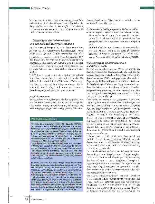 Vorschauseite 3: OrganspendeNicht ohne die Angehörigen
