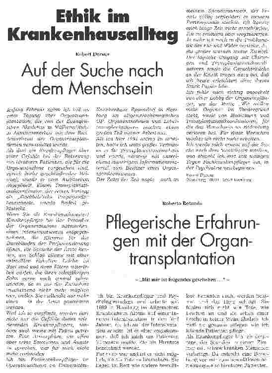 Vorschauseite 1: Auf der Suche nach dem Menschsein