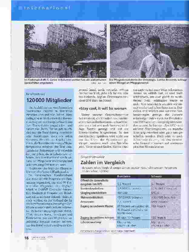Vorschauseite 3: Reportage aus Rumänien - 1. TeilMit viel Engagement materielle Lücken wettmachen