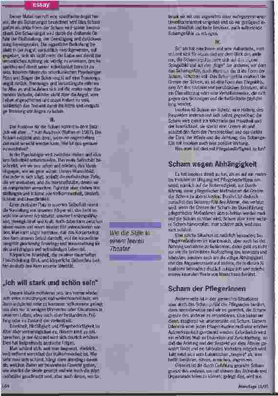 Vorschauseite 2: Scham, Angst, Scham Gefühle pflegebedürftiger alter Menschen