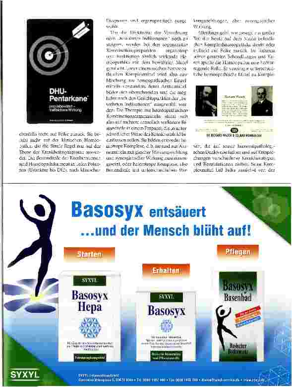Vorschauseite 2: Komplexhomöopathie Eine Erfolgsstory mit Zukunft?